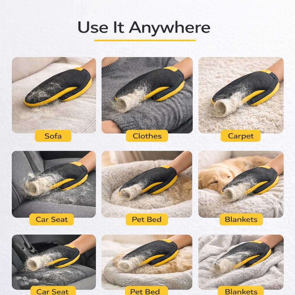 Pet Hair Removal Gloves
